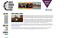 Desktop Screenshot of jazzdancefilmfest.com